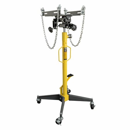 RANGER Compact Upright Transmission Jack, Max lift capacity of 1,100 lbs, 24in base RTJ-1100